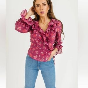 Free people Amanda ruffle top NWT